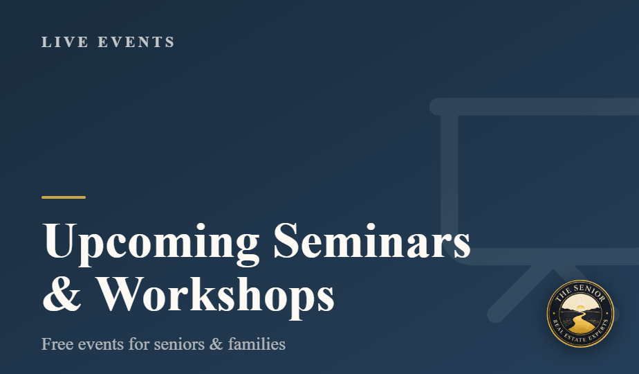 Upcoming Seminars & Workshops